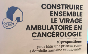 CancerAdom carnet d'idées citoyennes pour construire le virage ambulatoire en cancérologie